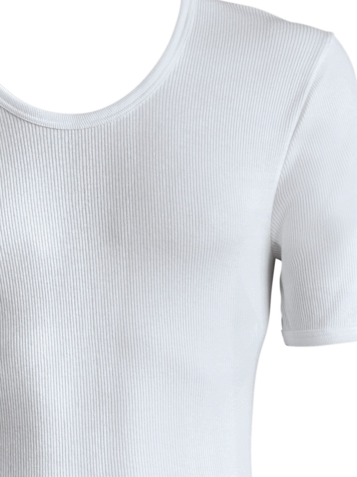 Schöller Unterziehshirt 3er Pack Herren T-Shirt Unterhemd Baumwolle (Packung, 3-St) -