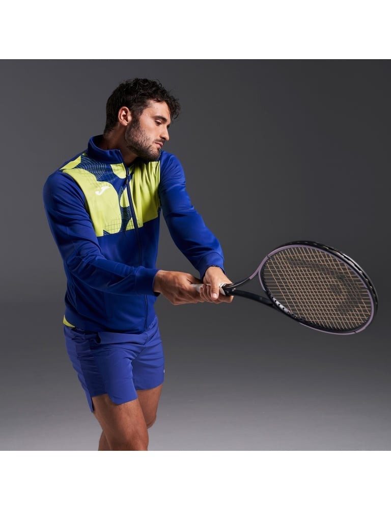 Joma Tennisjacke Court blau/gelb Herren