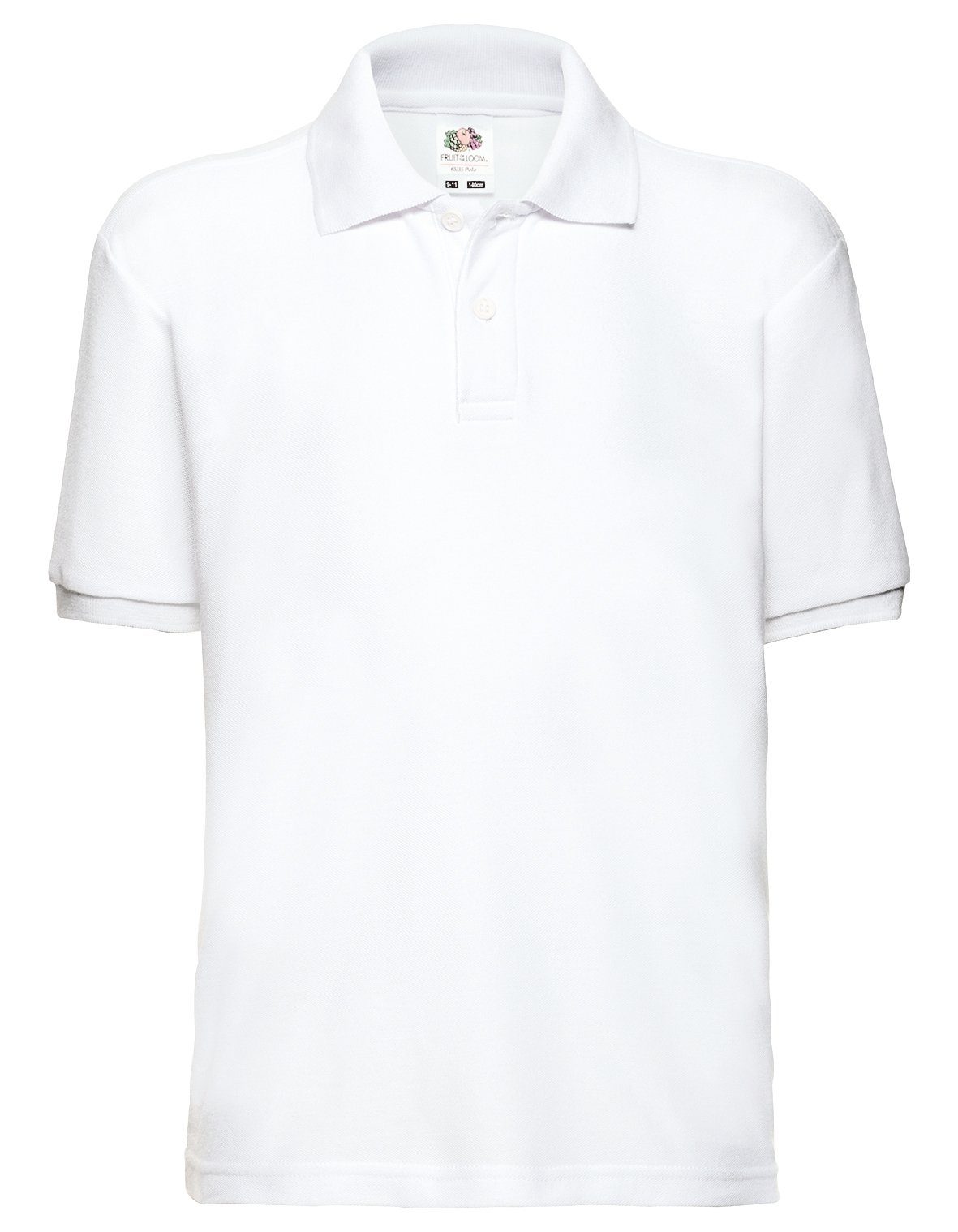 Fruit of the Loom Poloshirt Kids 65/35 Polo weiß