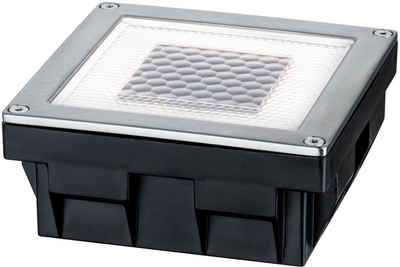 Paulmann LED Einbauleuchte »Cube«, Bodeneinbauleuchten-Set, Solar, Edelstahl