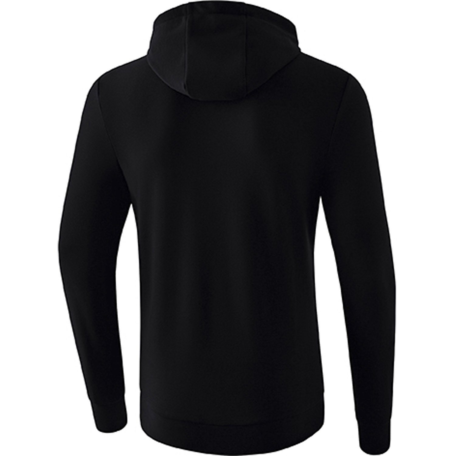 Erima Fleecepullover Kapuzen-Sweatjacke Kapuzen-Sweatshirt schwarz