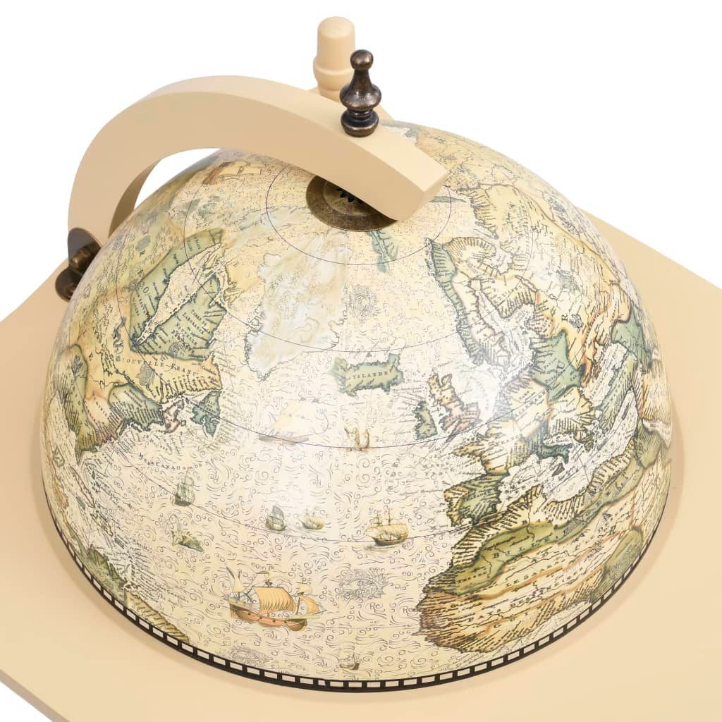vidaXL Barschrank Globus-Bartisch Eukalyptusholz Grün Freistehend (1-St)