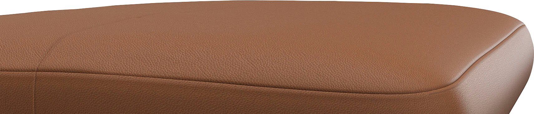 FLEXLUX Pouf Glow Sitzhocker, Polsterhocker, Hocker mit Stauraum, Fuß schwarz