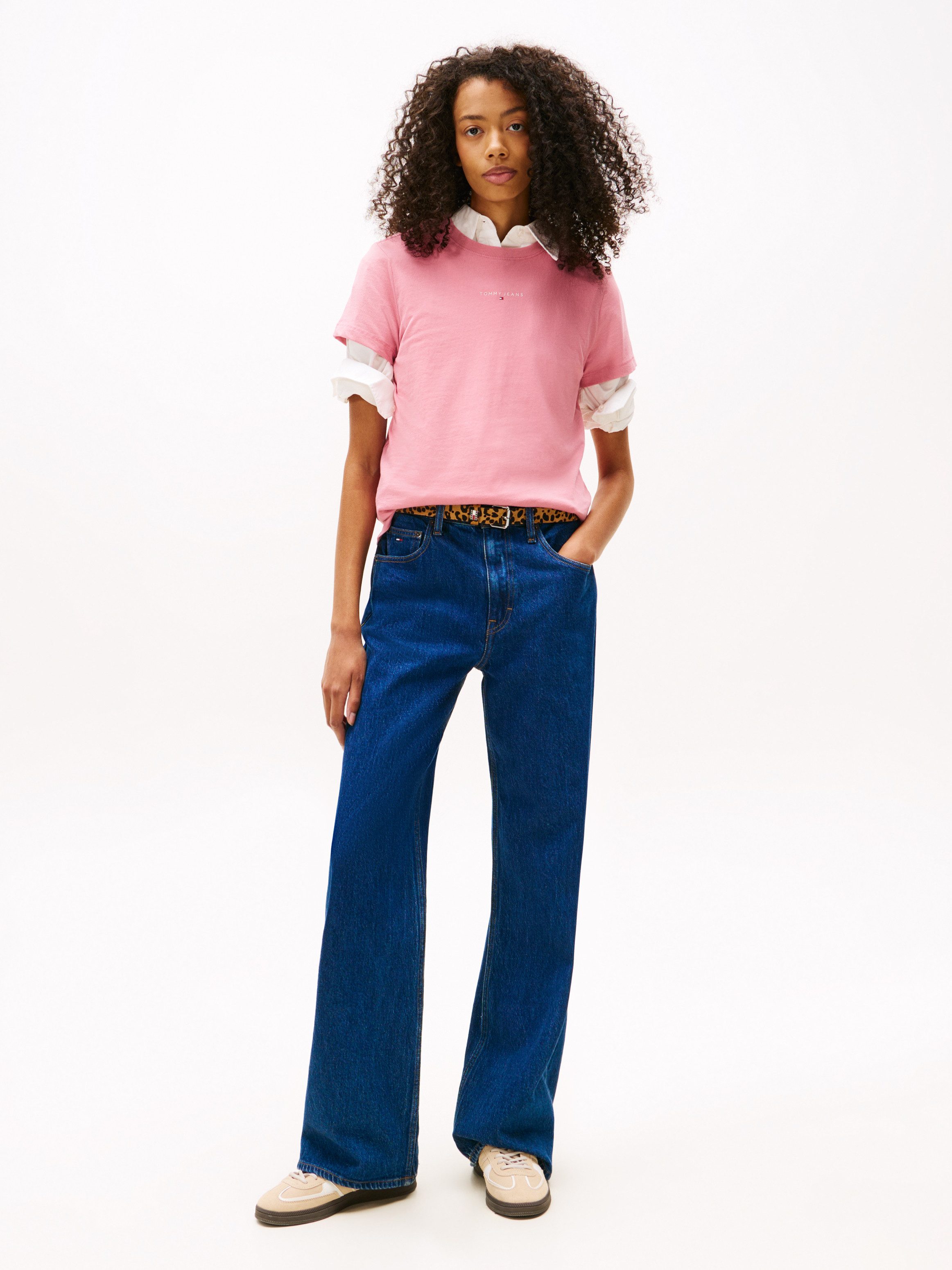 Tommy Jeans Kurzarmshirt TJW REG LINEAR günstig online kaufen