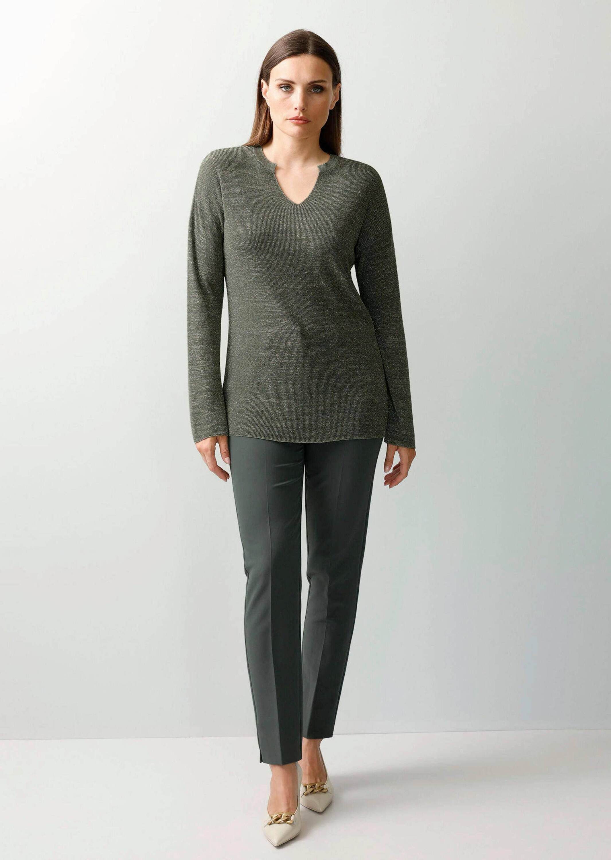 Alba Moda Strickpullover Pullover mit Effektgarn günstig online kaufen