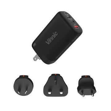 VINNIC TRIVOR 3-in-1 Travel Kit (65W, Dock, 1.2m USB-C Kabel) USB-Ladegerät