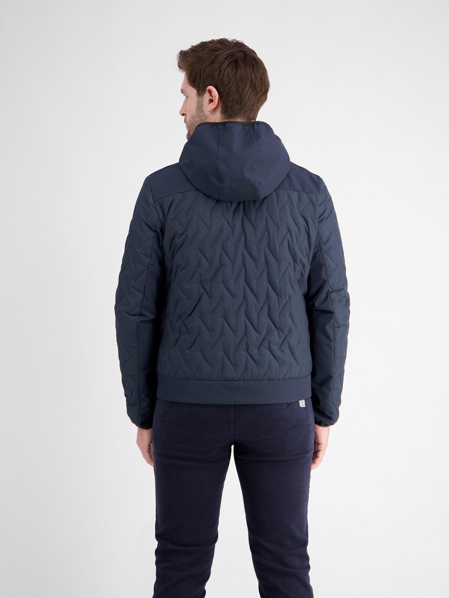 LERROS Steppjacke Herren Steppjacke mit Kapuze