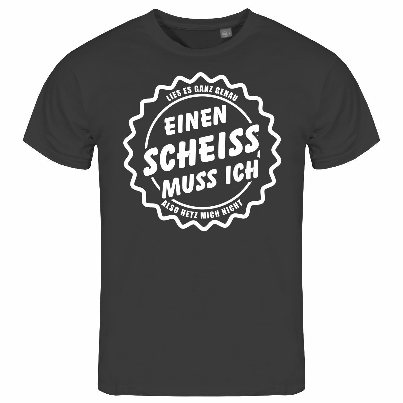deinshirt Print-Shirt Herren T-Shirt Einen Scheiß günstig online kaufen