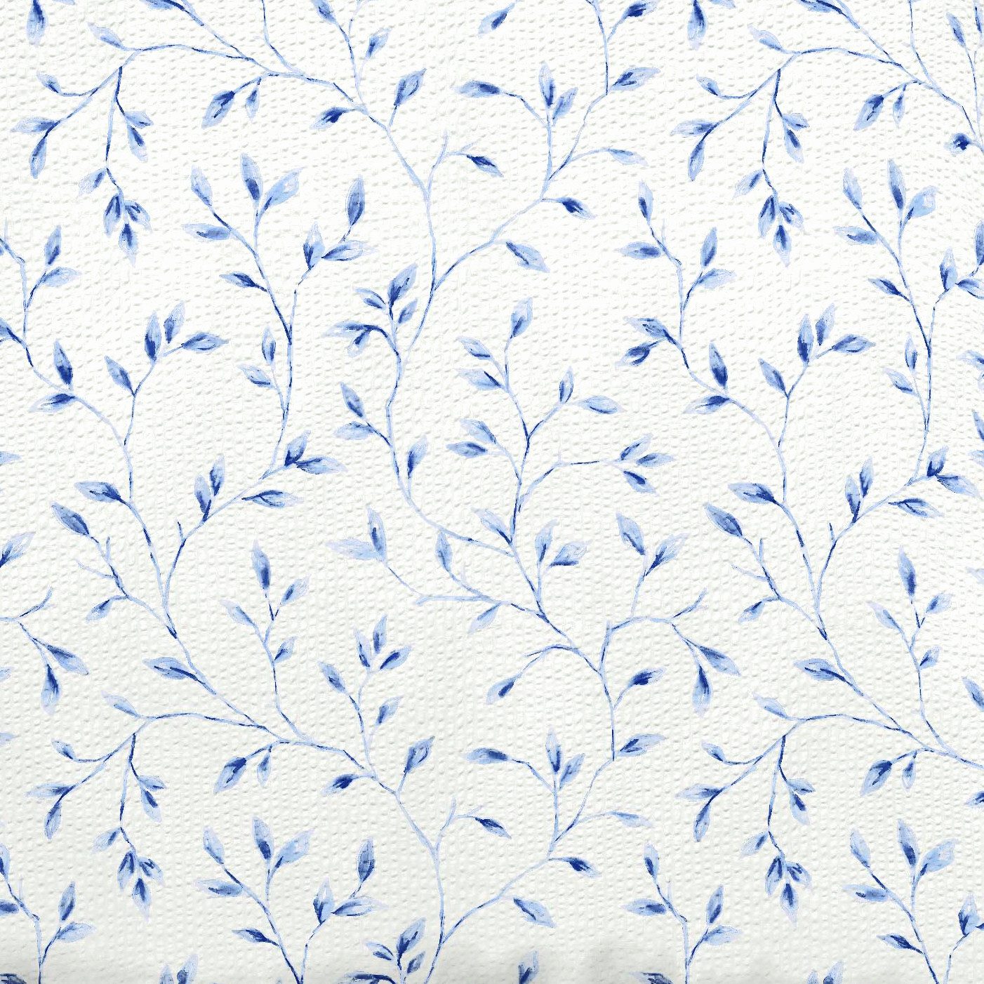 JACK Wendebettwäsche 135x200cm Rankenpoesie, Seersucker, 2 teilig, im blau-weißen Wendedesign