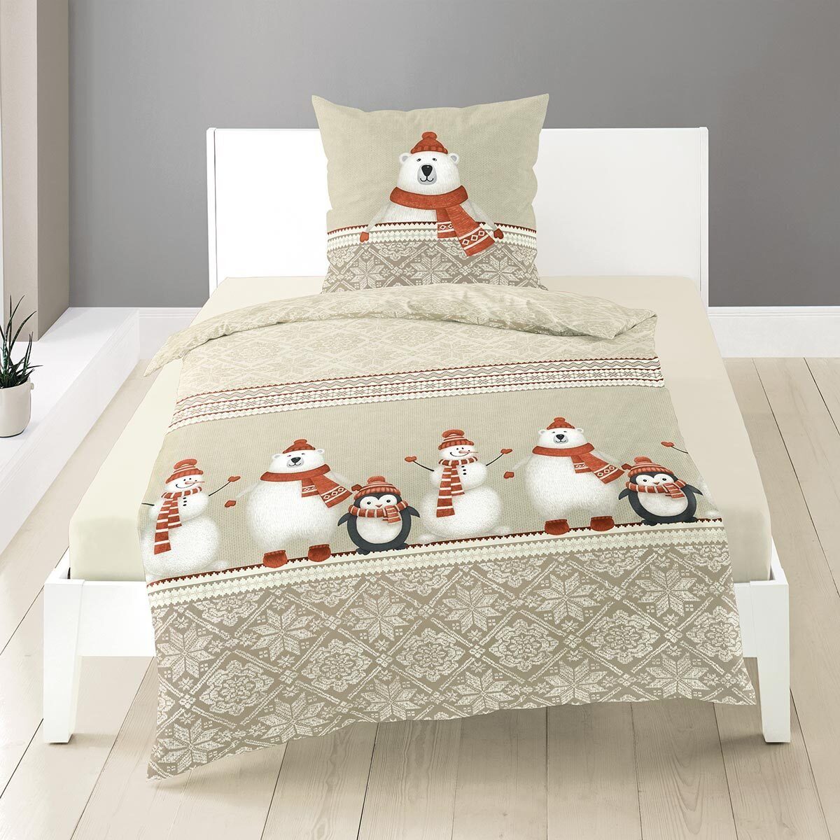 Bettwäsche Weihnachtstiere
