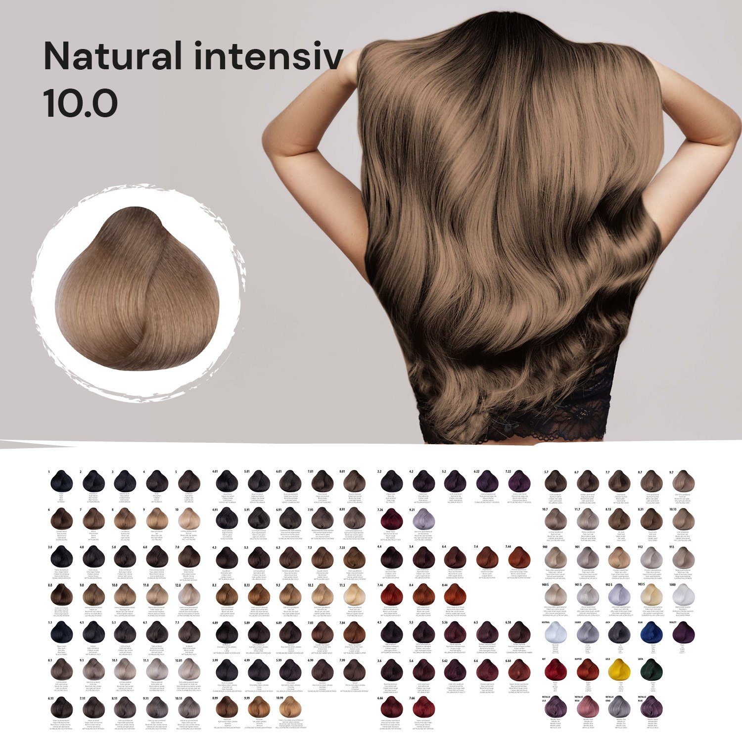 Femmas Premium Haarfarbe Femmas Hair Color, 1-tlg., Profi-Qualität