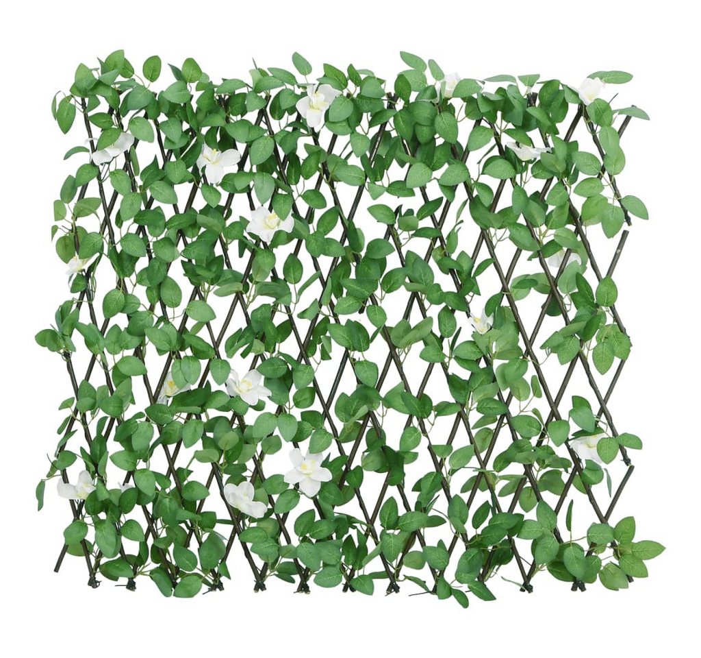 Thumbnail - vidaXL Gartenzaun Rankgitter mit Künstlichem Efeu 5 Stk. Erweiterbar 186x30 cm, (5-St)