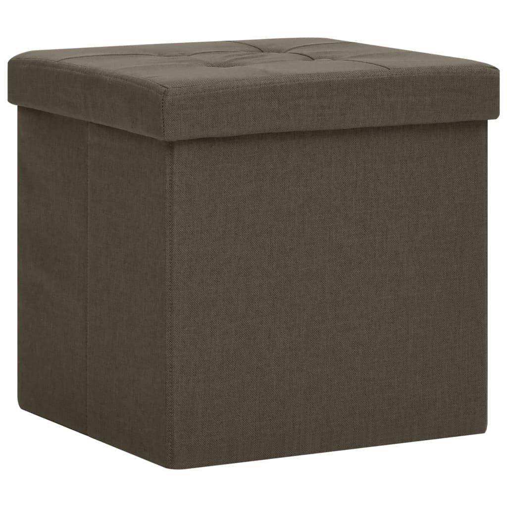 vidaXL Hocker Hocker mit Stauraum Dunkelbraun günstig online kaufen