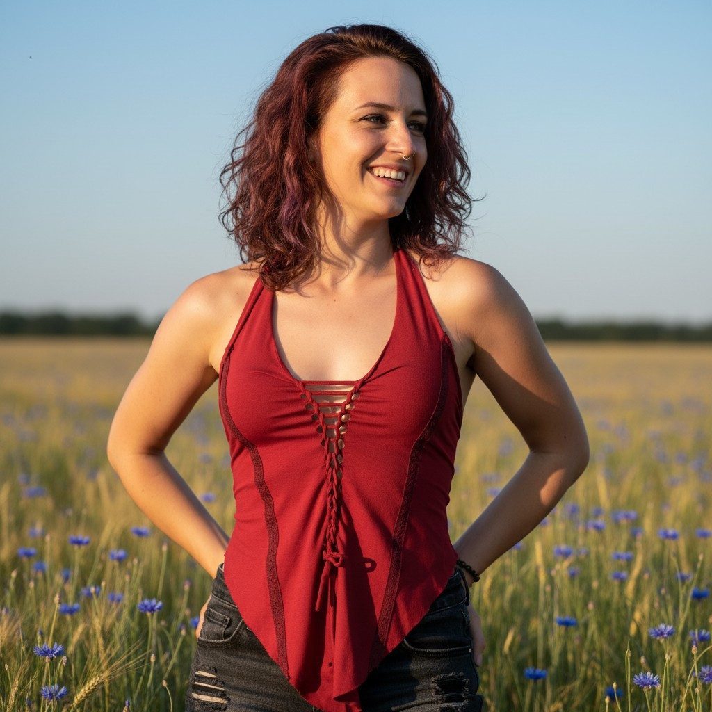 Guru-Shop T-Shirt Goa Top, Psytrance, Bandeau Top, Neckholder Top.. Festiva günstig online kaufen