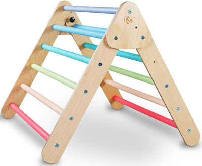 tiSsi® Klettergerüst Piklerdreieck/Kletterdreieck, pastell bunt, Made in Europe