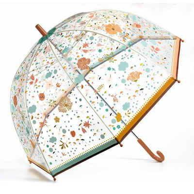 DJECO Stockregenschirm Kleine Blumen Regenschirm für Erwachsene DD04720