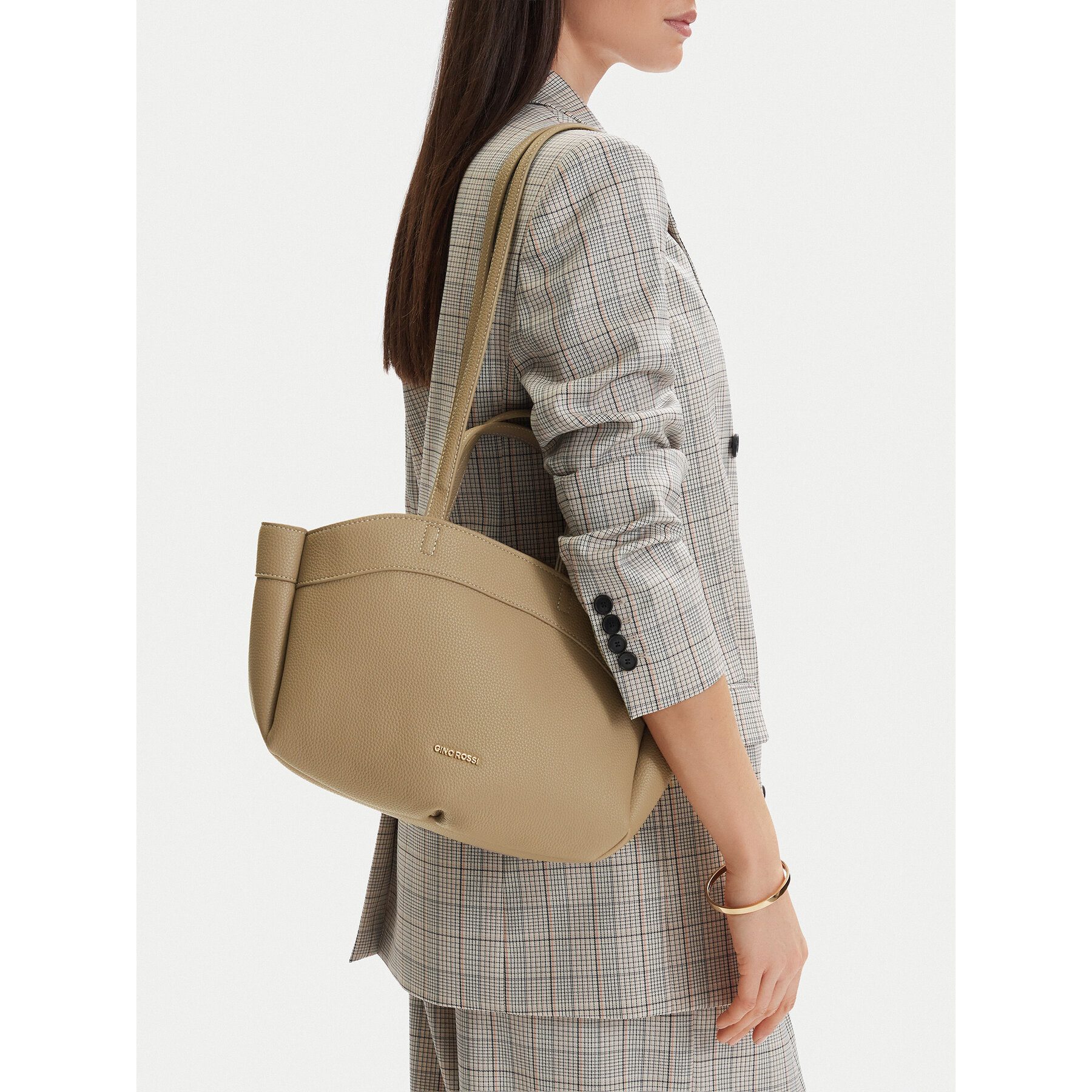 GINO ROSSI Handtasche Gino Rossi Damenhandtasche Beige