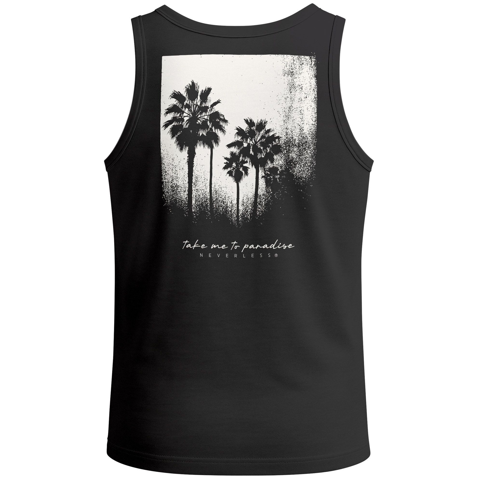 Neverless Tanktop Herren Tank-Top Backprint Sommer-Shirt mit Palmen Rückend günstig online kaufen