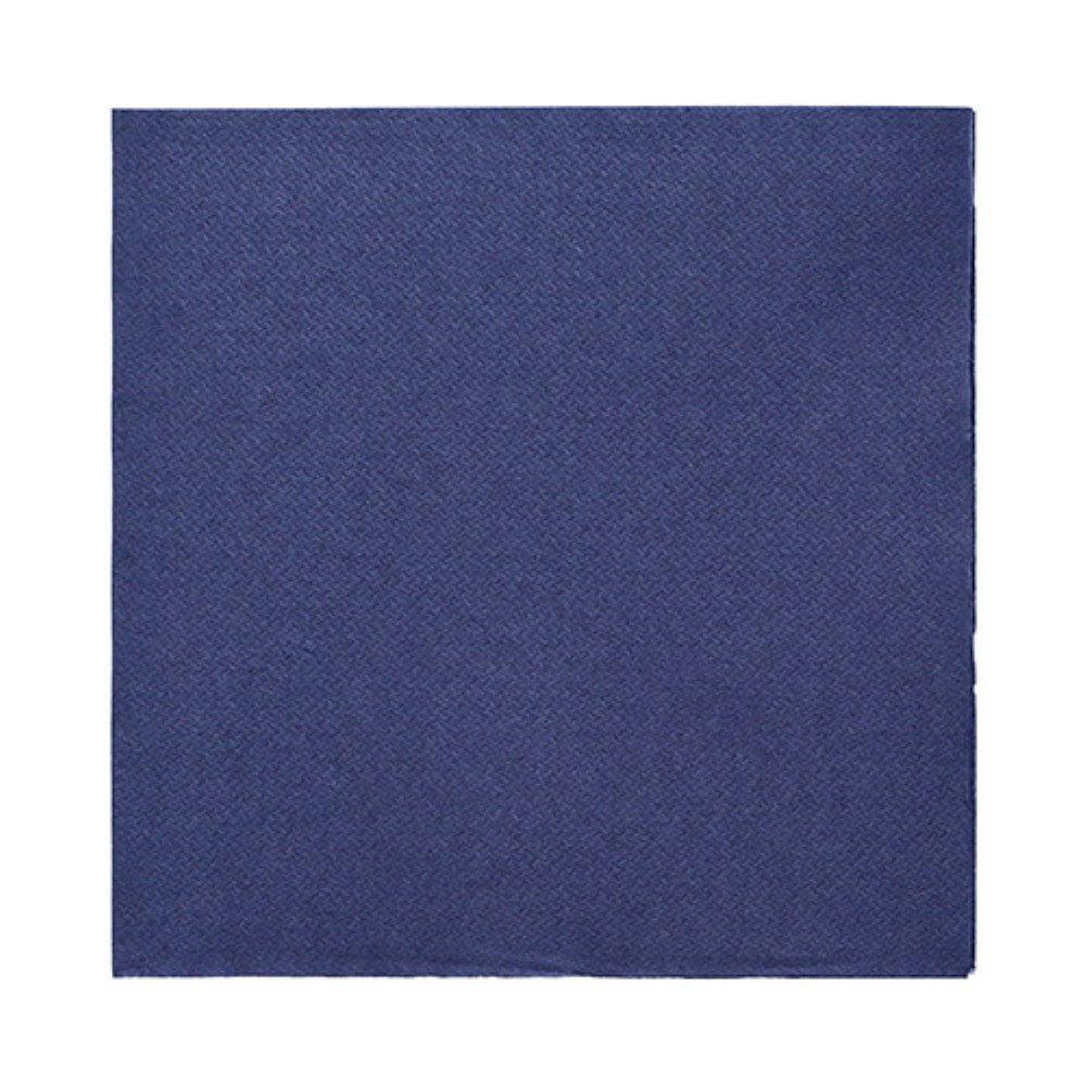 PAPSTAR Papierserviette 50 Servietten "DAILY Collection" 1/4-Falz 32 cm x 32 cm dunkelblau