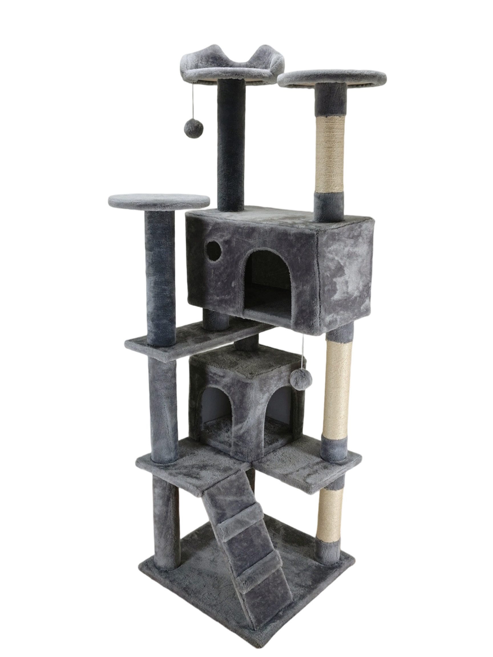 OTTO home Kratzbaum Lofty, stabile Spanplatte, robuster Sisal und kuscheliger Plüsch von OTTO home