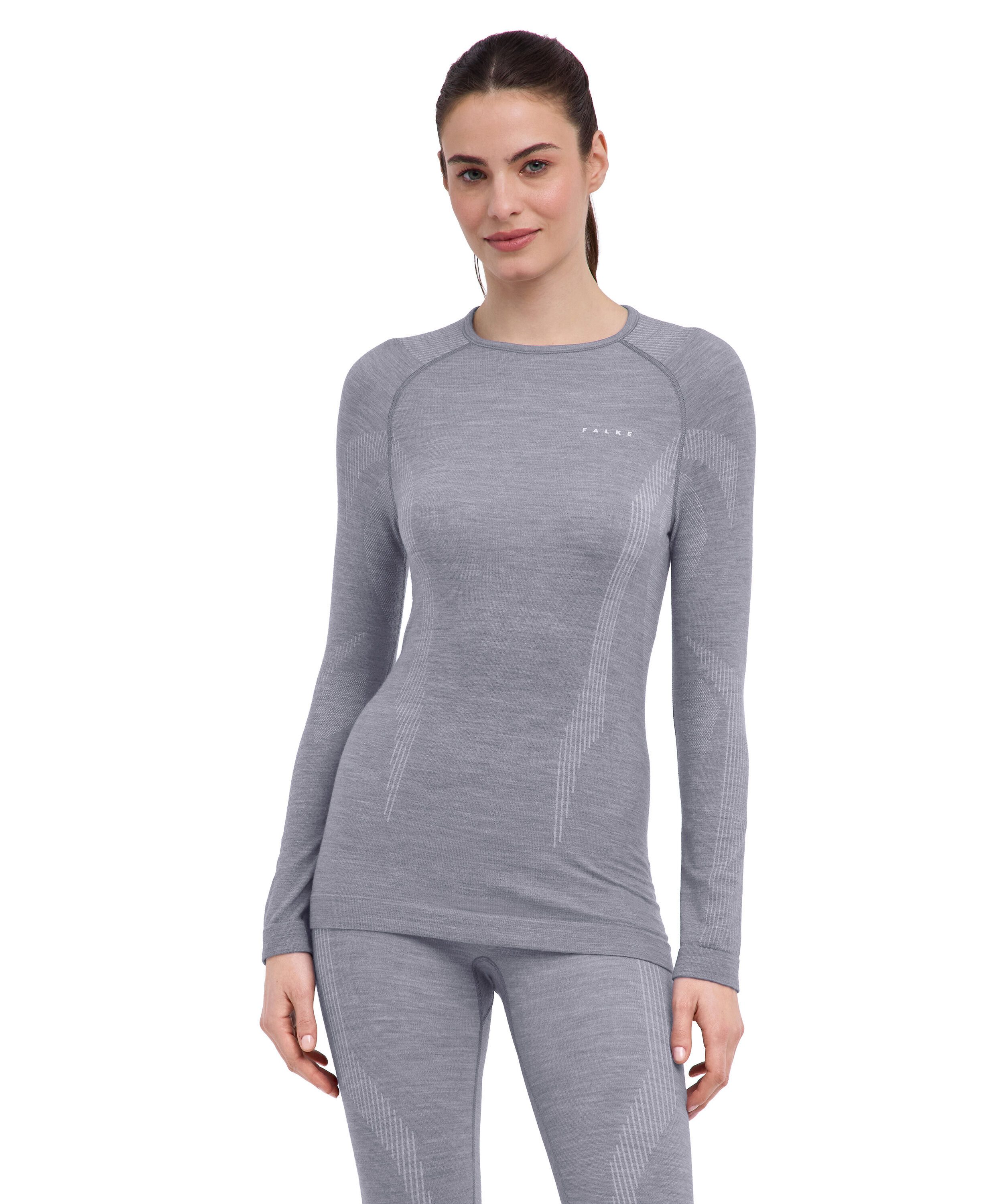 FALKE Funktionsshirt FALKE Langarmshirt Wool-Tech Damen (1-tlg., 1) aus Merinowolle für kalte bis sehr kalte Temperaturen