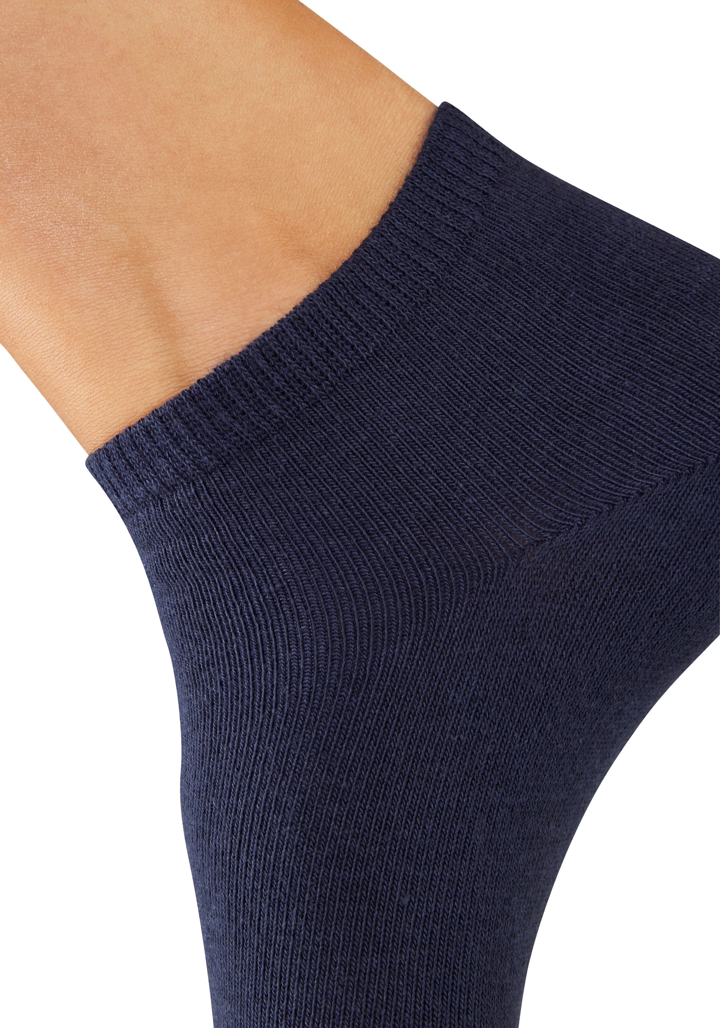 H.I.S Kurzsocken Damen Sport Basic Socken, Laufsocken ohne Frottee (Packung, 10-Paar, Großpackung) mit verstärkter Ferse und Spitze – Bild 4 von 5