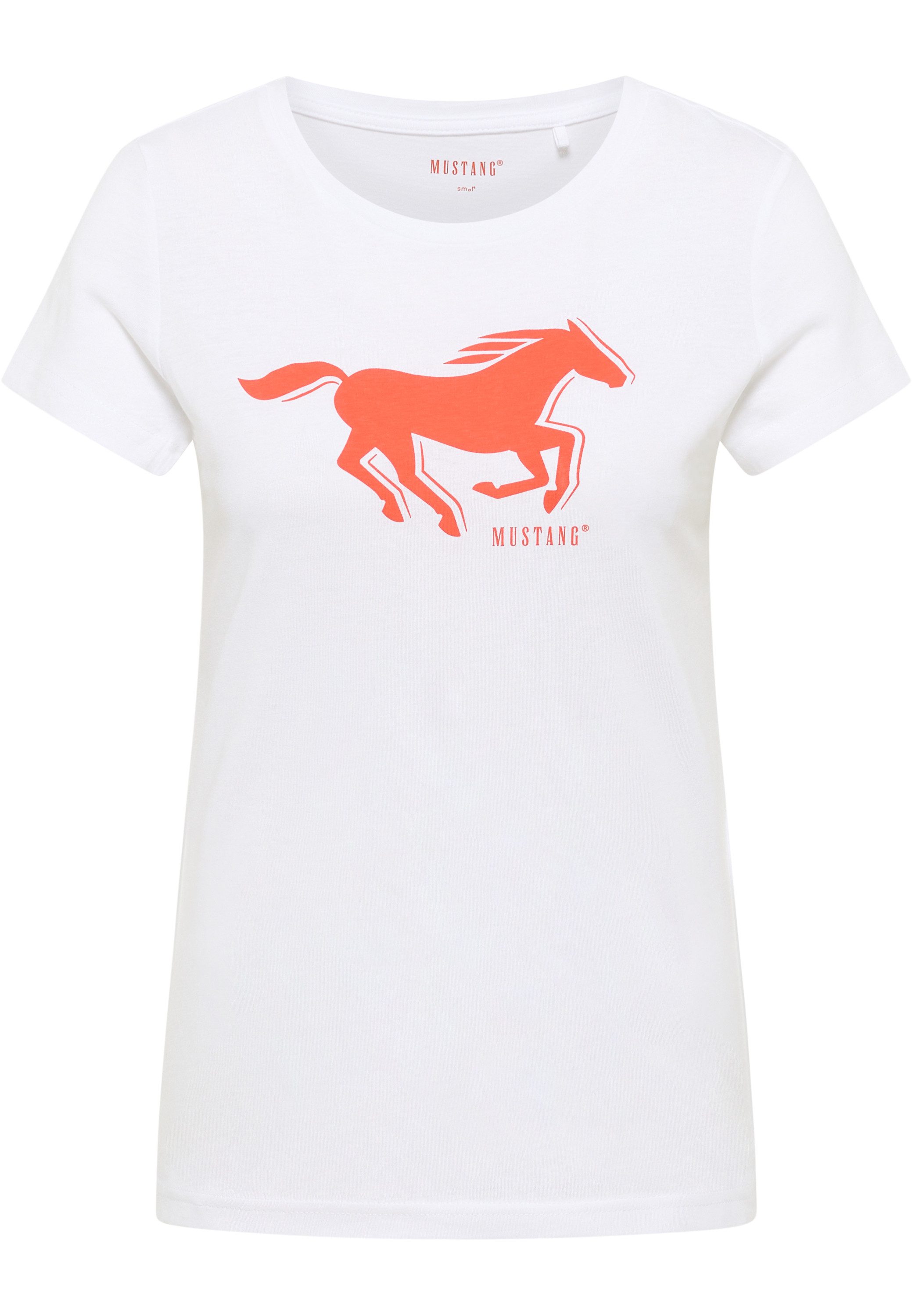 MUSTANG Kurzarmshirt "Damen Style Loa" günstig online kaufen