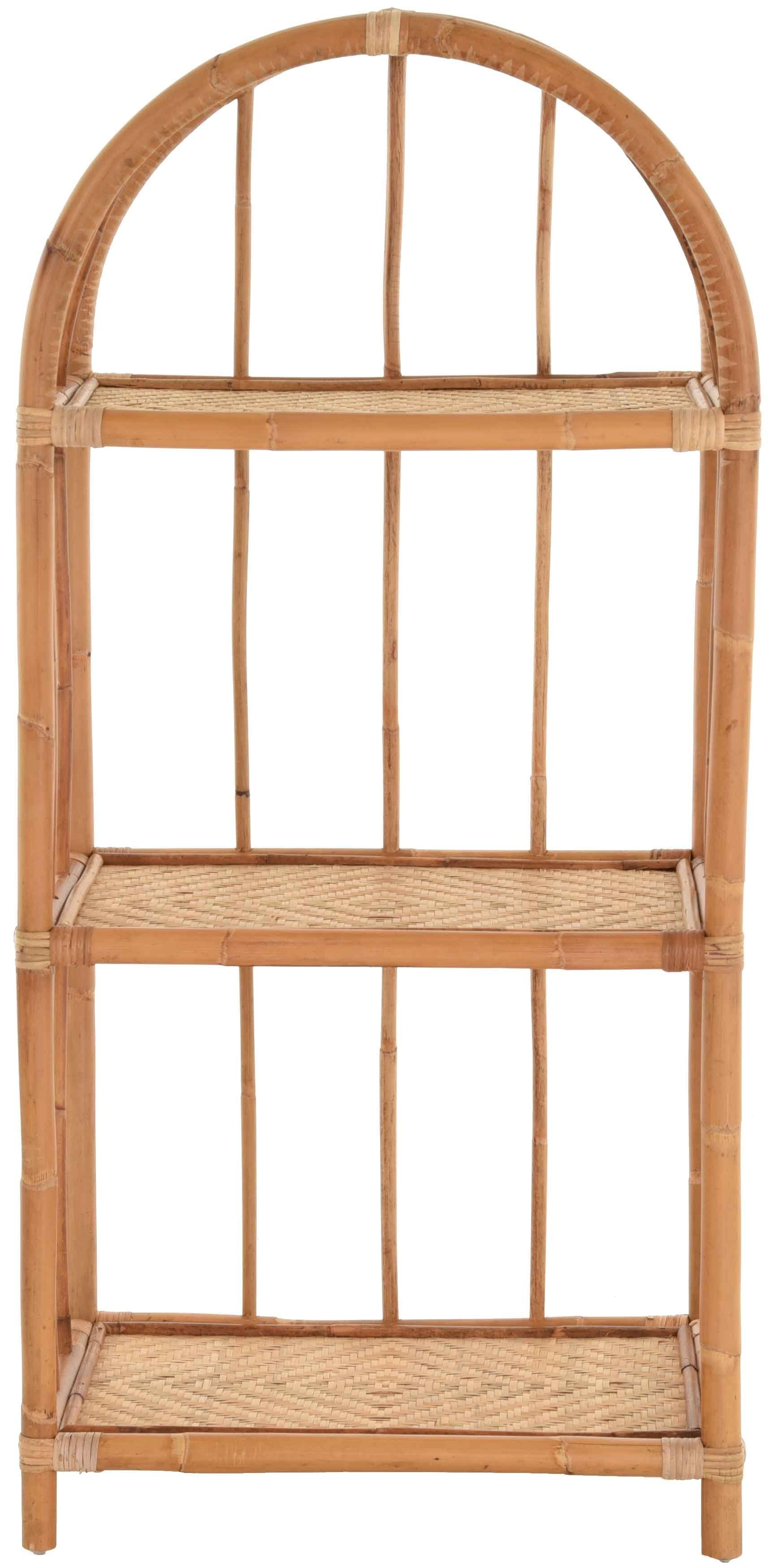 Krines Home Badregal Badregal mit DREI Ablagen, Rundbogen Regal/Standregal günstig online kaufen