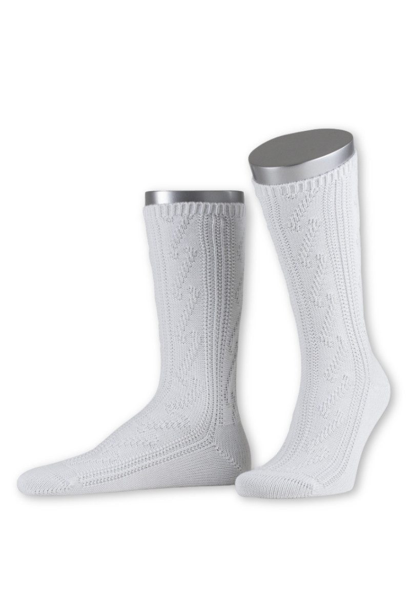 Lusana Trachtensocken Trachtensocken - LN3524 - anthrazit, braun, weiß