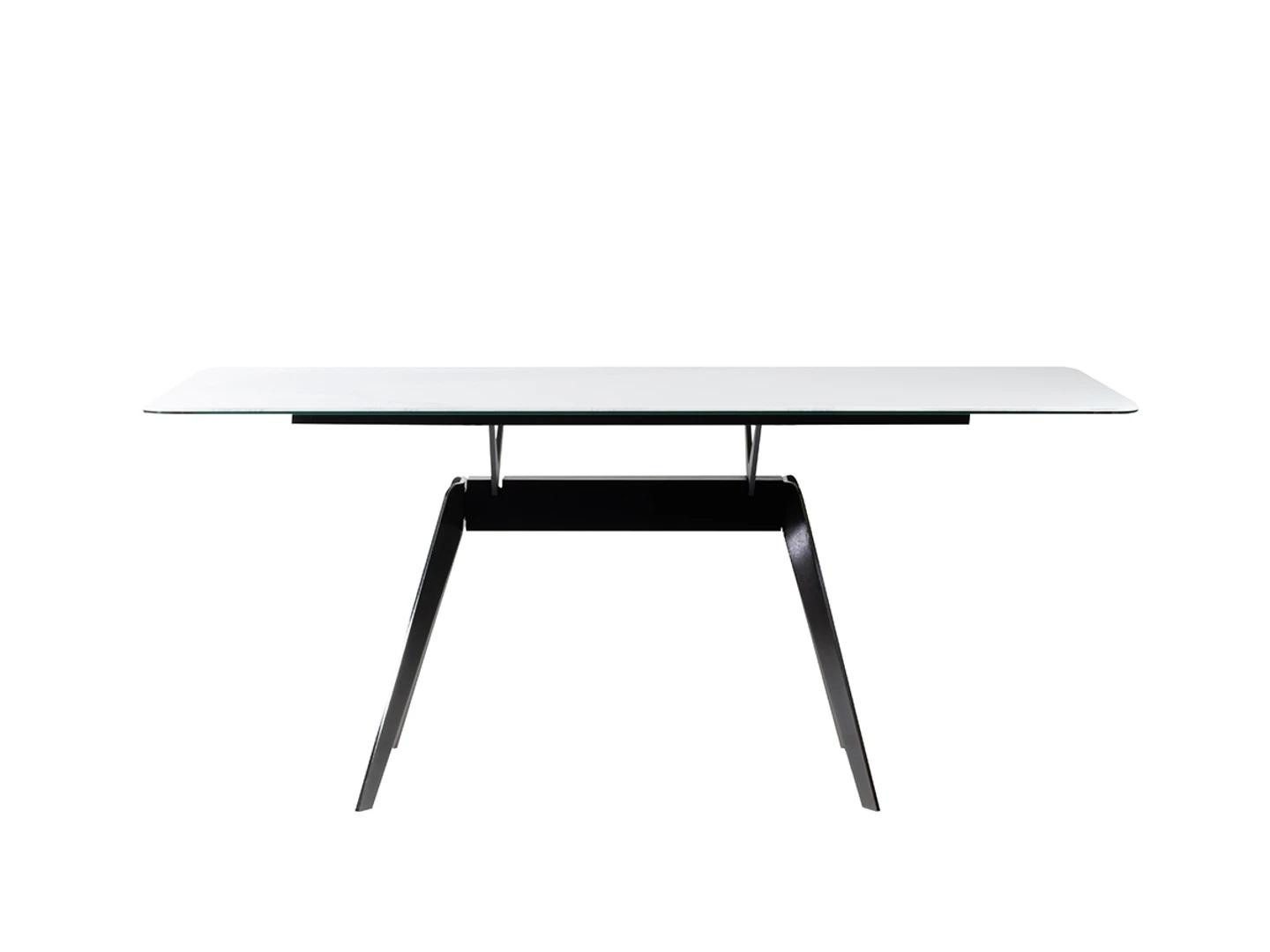 JVmoebel Esstisch Eleganter Keramiktisch in Weiß mit stabilen Edelstahl-Füßen (Esstisch, 1-St., Modern), Made in Europa