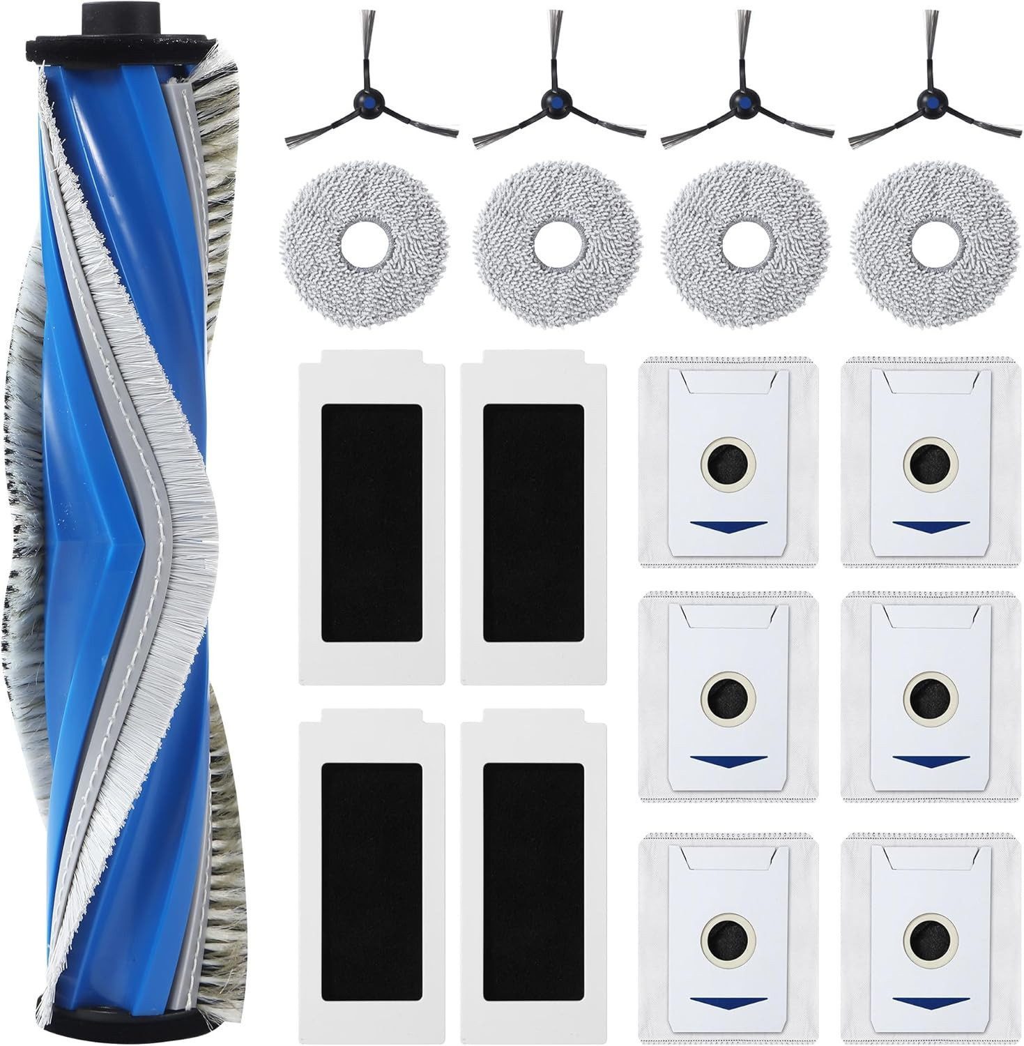 FELIXLEO Staubpinsel Zubehörset für Ecovacs Deebot T30 Omni / T30 Pro Omni, (19-tlg)