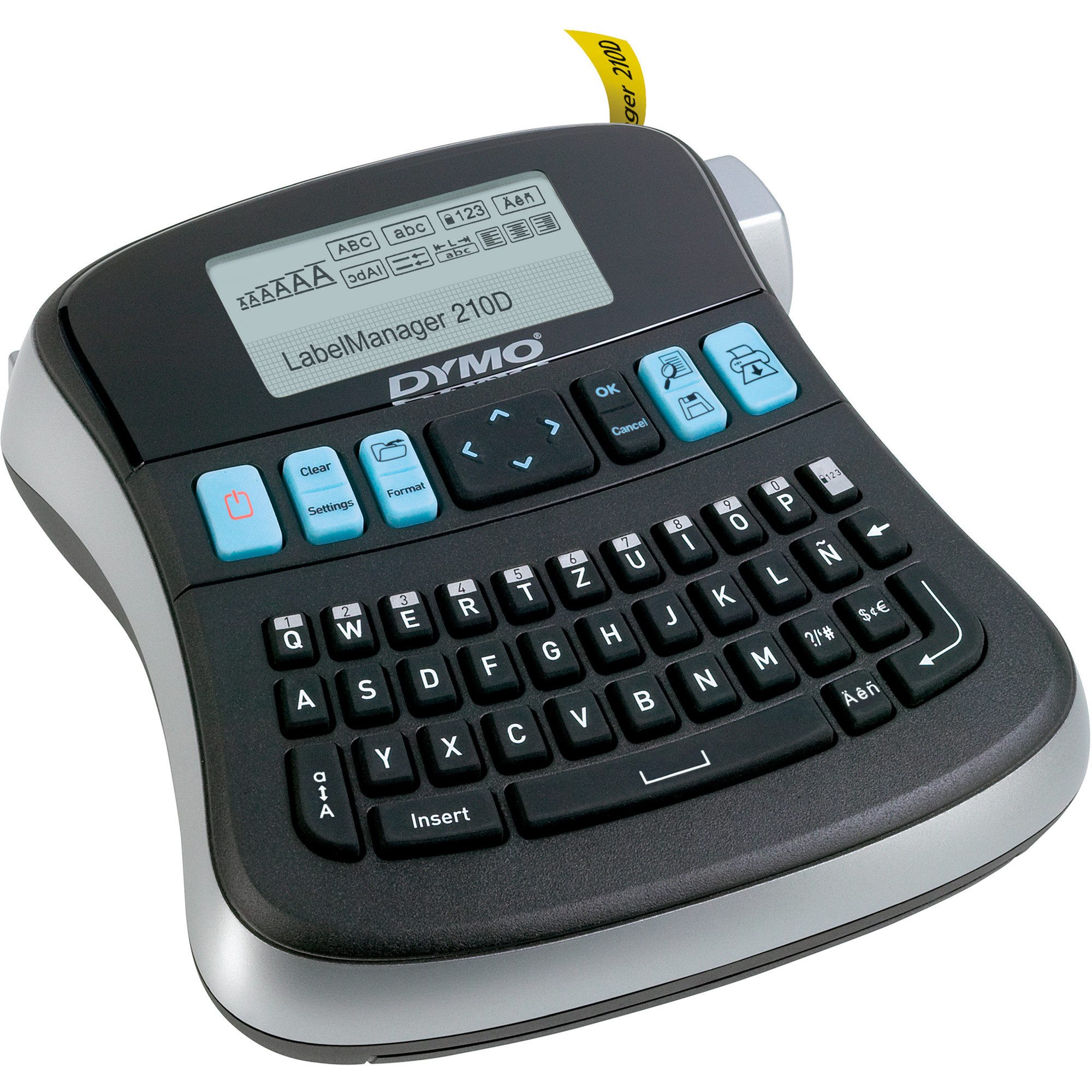 DYMO Dymo LabelManager 210D+, Beschriftungsgerät, (mit Etikettendrucker