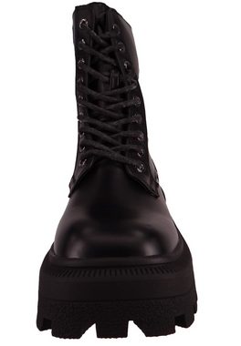 Buffalo 1622344 Nabu Lace UP Mid Vegan Black Stiefelette