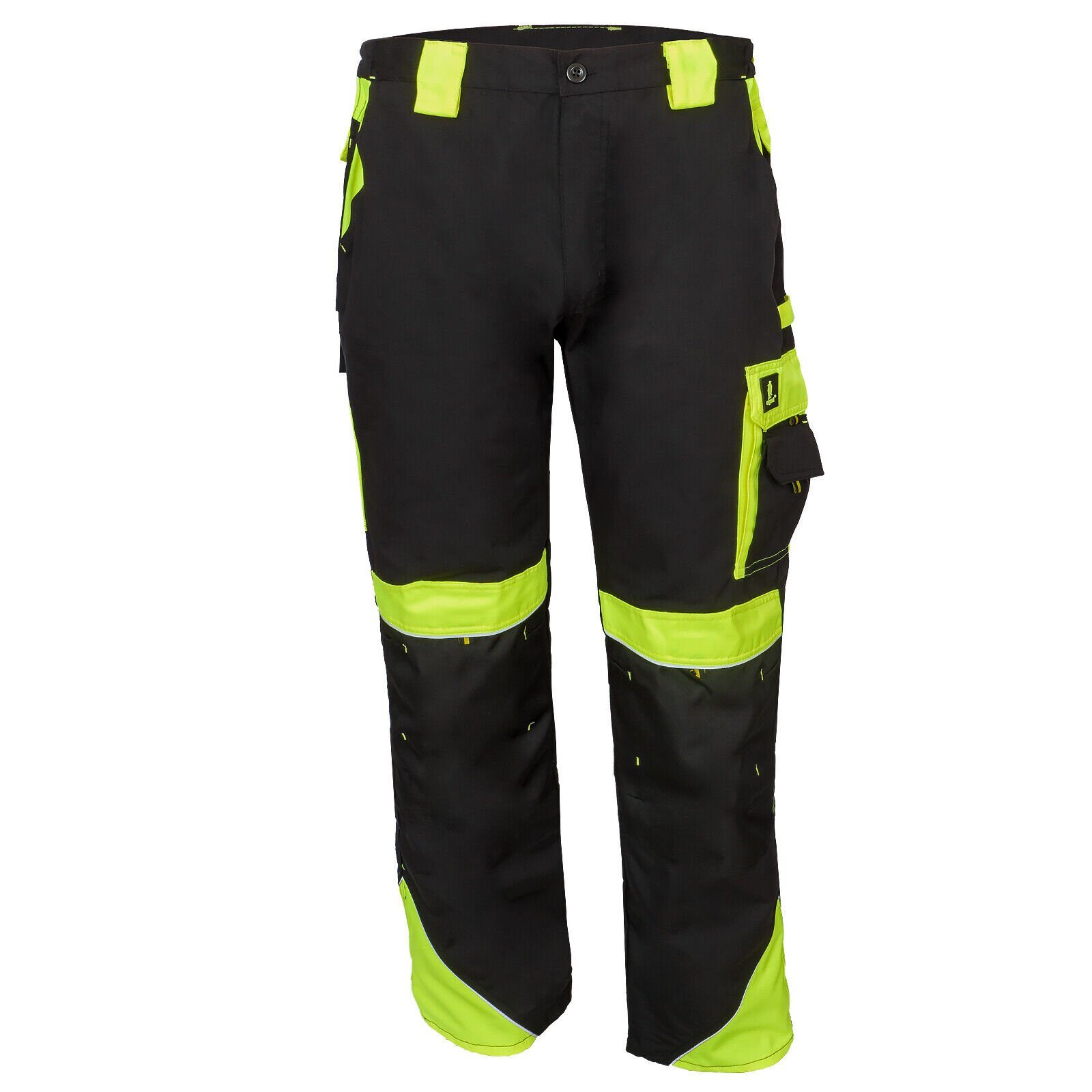 Artmas Arbeitshose Arbeitshose Berufshose Bauarbeiter-Hose Bundhose Warnhose Gelb Cargo