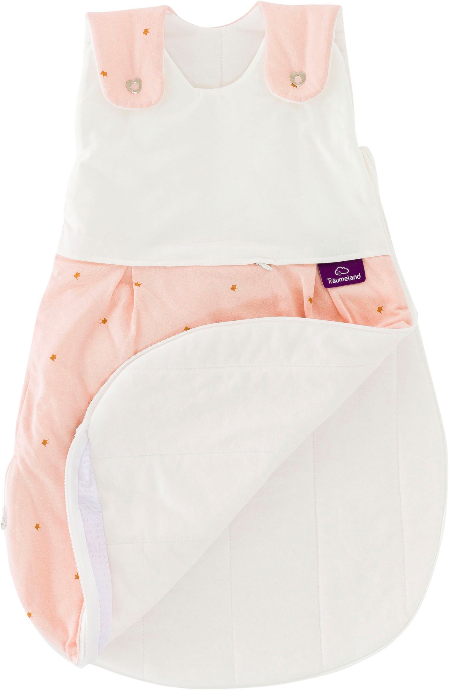 Träumeland Babyschlafsack Außenschlafsack LIEBMICH, Design Märchengold (1 tlg)