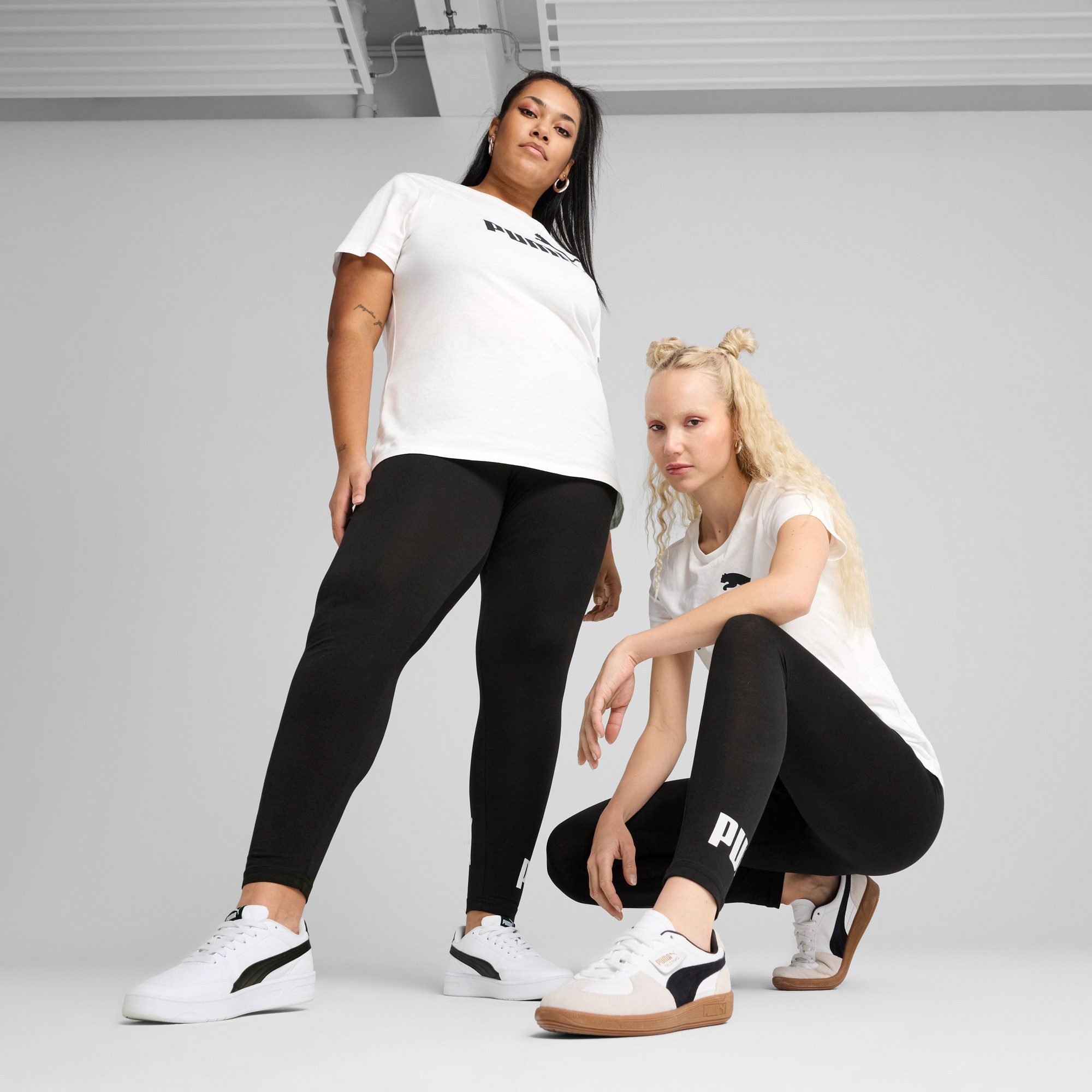PUMA Leggings ESS NO. 1 LOGO LEGGINGS angenehmer Baumwollmix, für Fitness, Sport und Freizeit