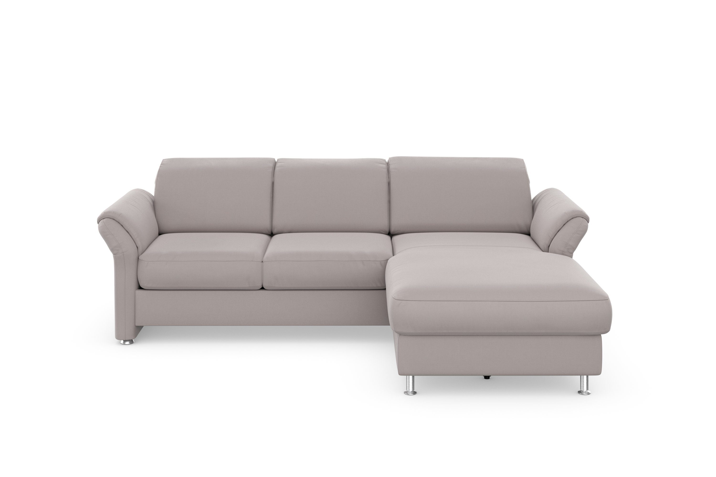 sit&more Ecksofa Apulia, wahlweise Bettfunktion, Armteilverstellung und Bettkasten Kopf- und