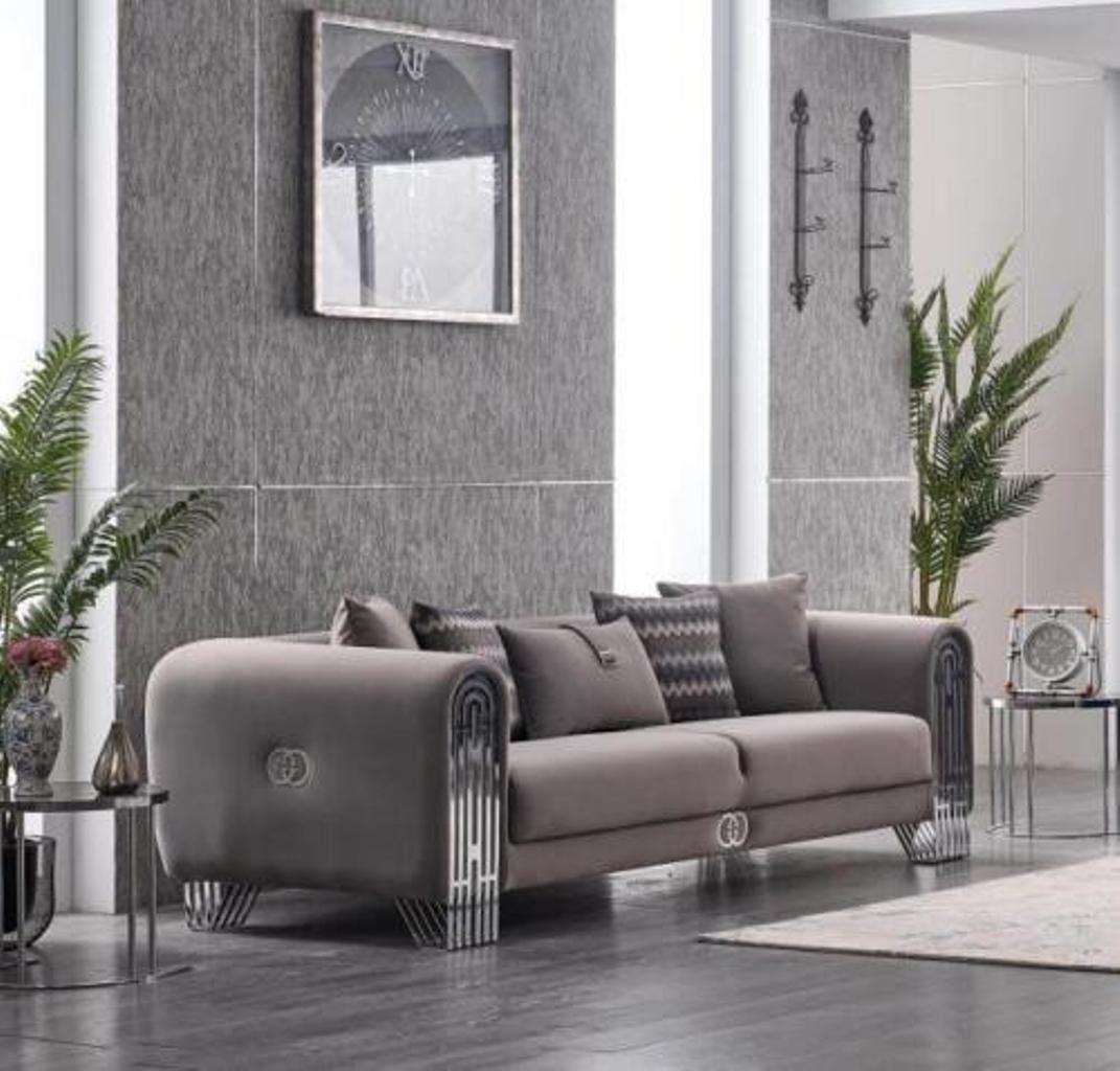 Sofa Möbel Elegante Textil Europa Stoffcouch JVmoebel Teile, 1 Made Möbel Wohnzimmer in 3-Sitzer Polster Sofas,