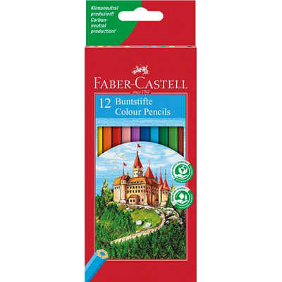 Faber-Castell Buntstift 12 Buntstifte CLASSIC Castle farbsortiert