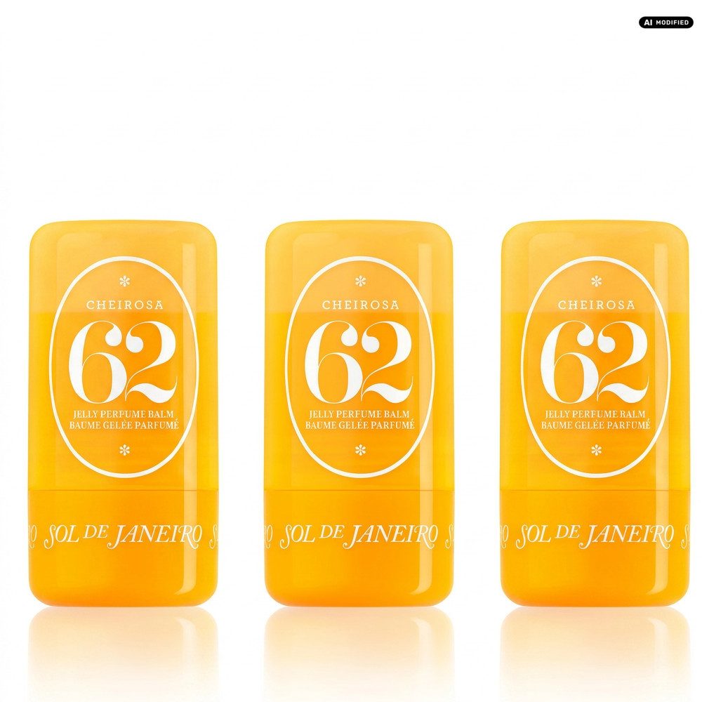 Sol de Janeiro Körperpflegeduft Sol de Janeiro Cheirosa 62 Jelly Perfume Balm 3er Set, Vorrats-Set mit drei Jelly-Duftsticks