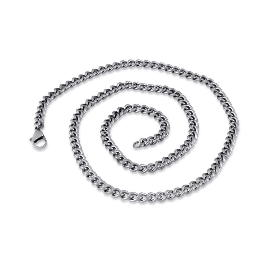 Unique Kette ohne Anhänger Panzerkette aus Titan (Länge: 40cm) günstig online kaufen