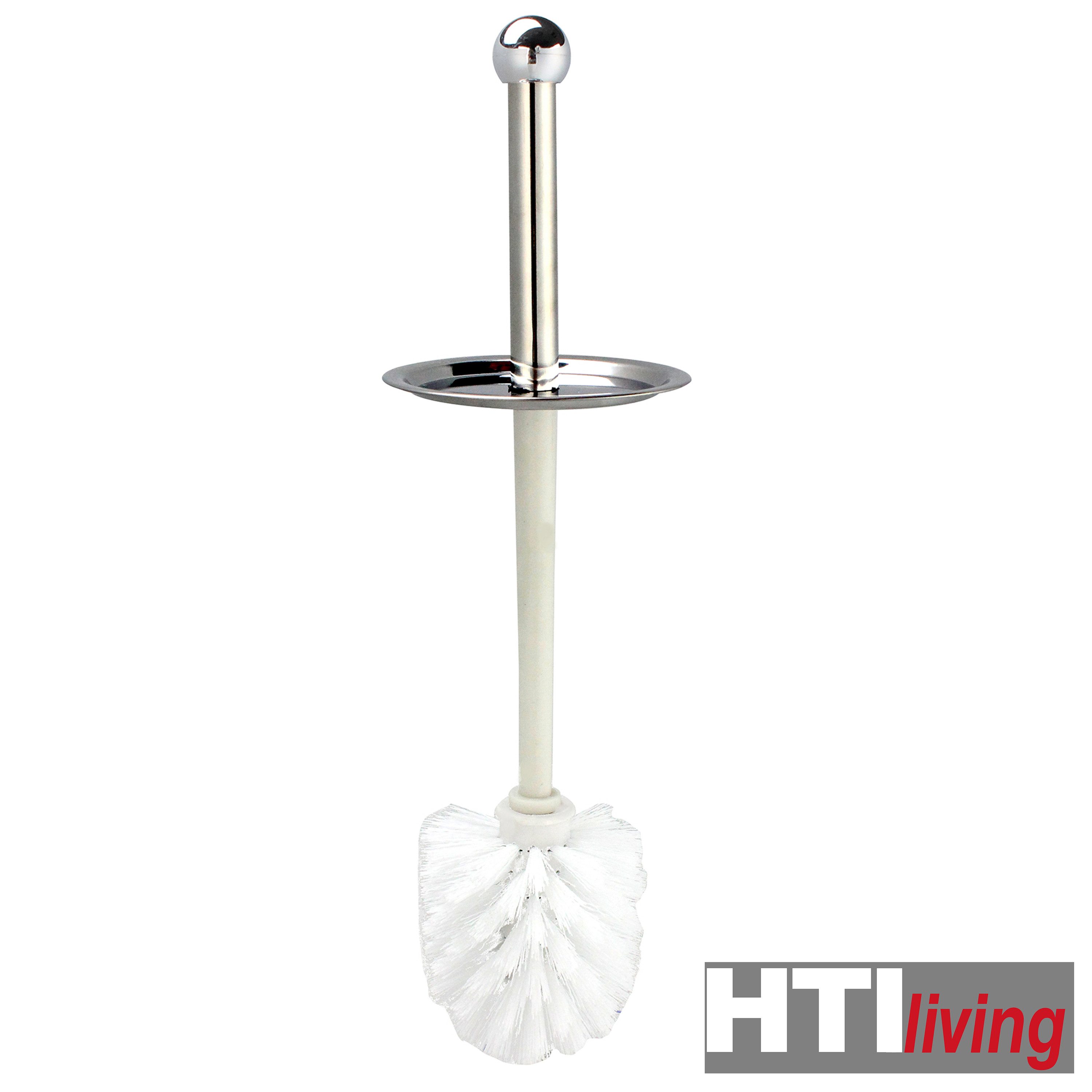 HTI-Living WC-Reinigungsbürste WC-Set Metall hochglänzend, Bad und Gäste WC, (Stück, 3-tlg., 1 Toilettenbürste), Toilettenbürste Badzubehör