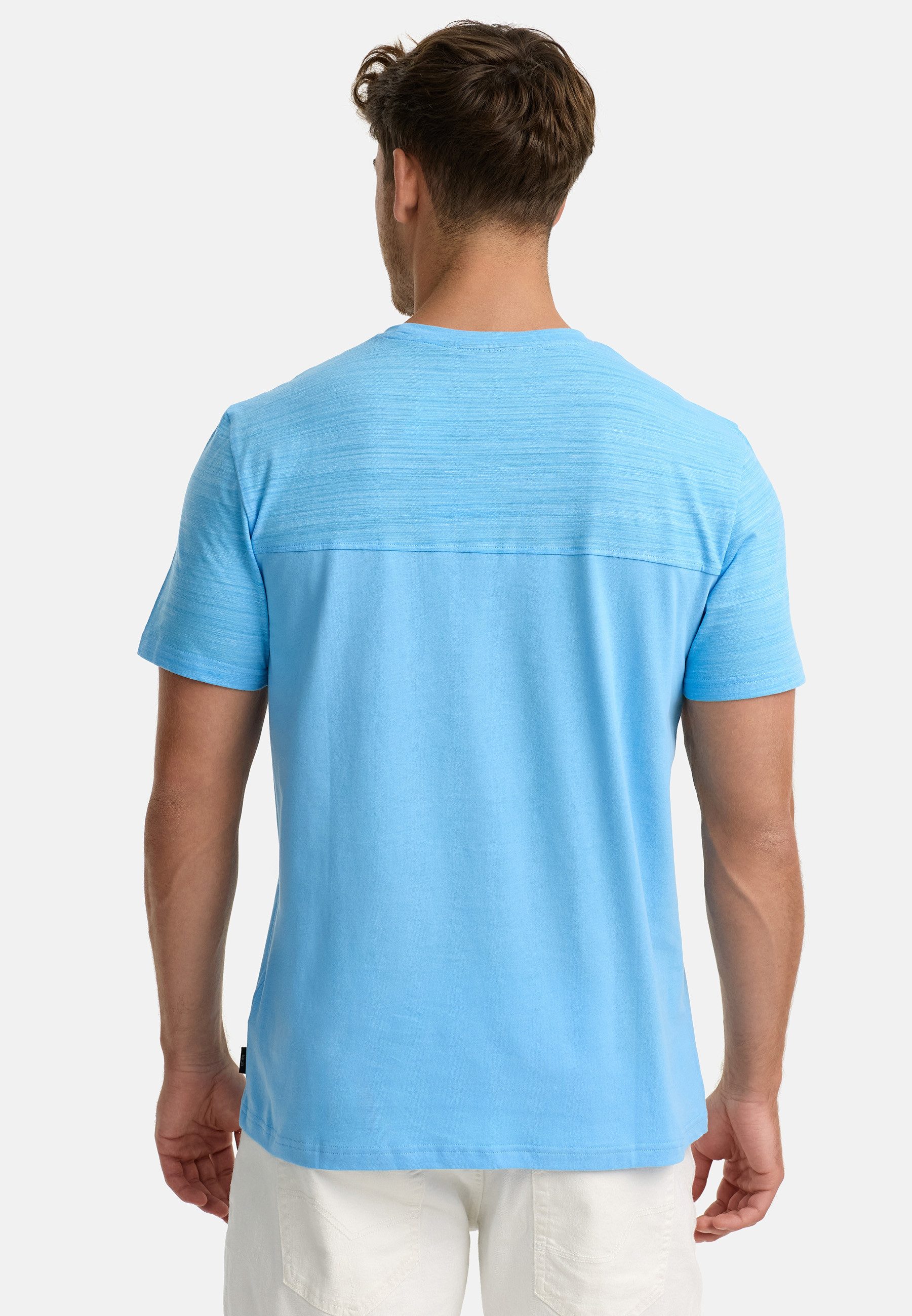 Indicode T-Shirt Herren INSprings Shirt Tee Herrenshirt mit dezenter Brusttasche aus angenehmem Material