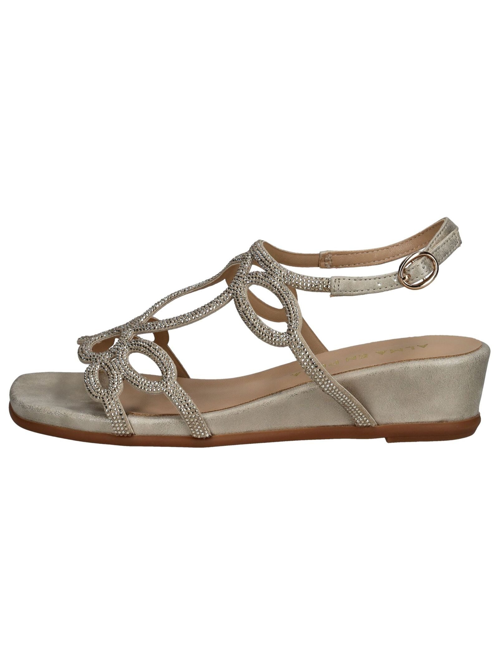 Alma en Pena ALMA EN PENA Sandalen Textil Keilsandalette