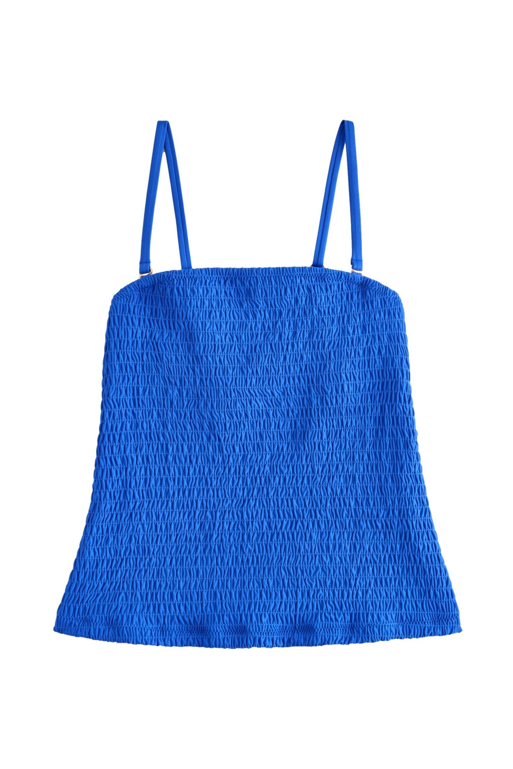 Next Tankini-Top Bauchformendes, gesmoktes Tankini-Bandeau-Oberteil (1-St)