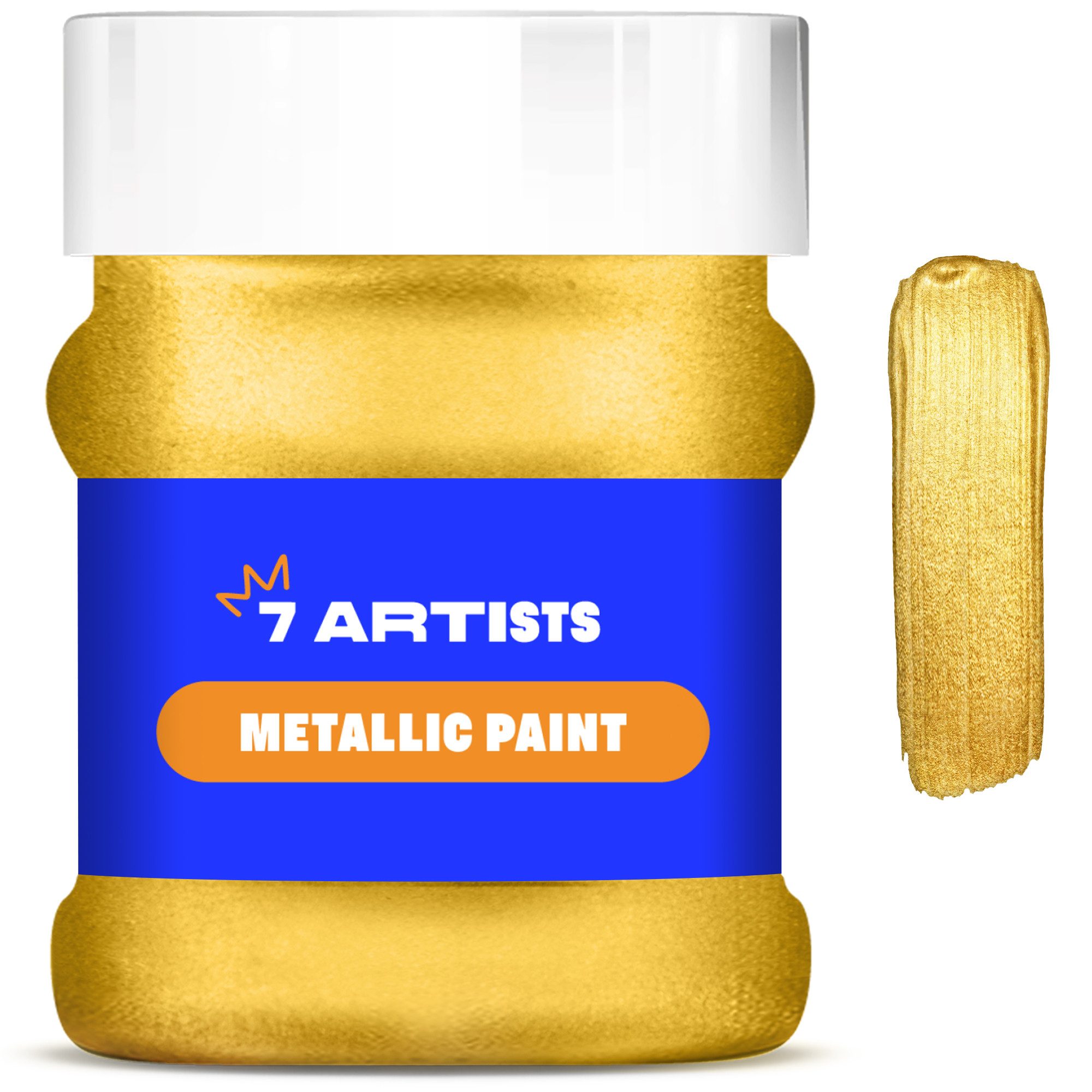 7 Artists Acrylfarbe 7 Artists Acrylfarbe Metallic 50 - 230 ml Gold, Silber