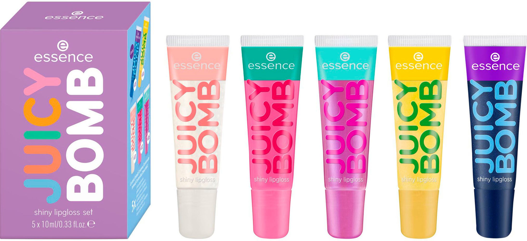 Lipgloss-Set JUICY BOMB shiny lipgloss set