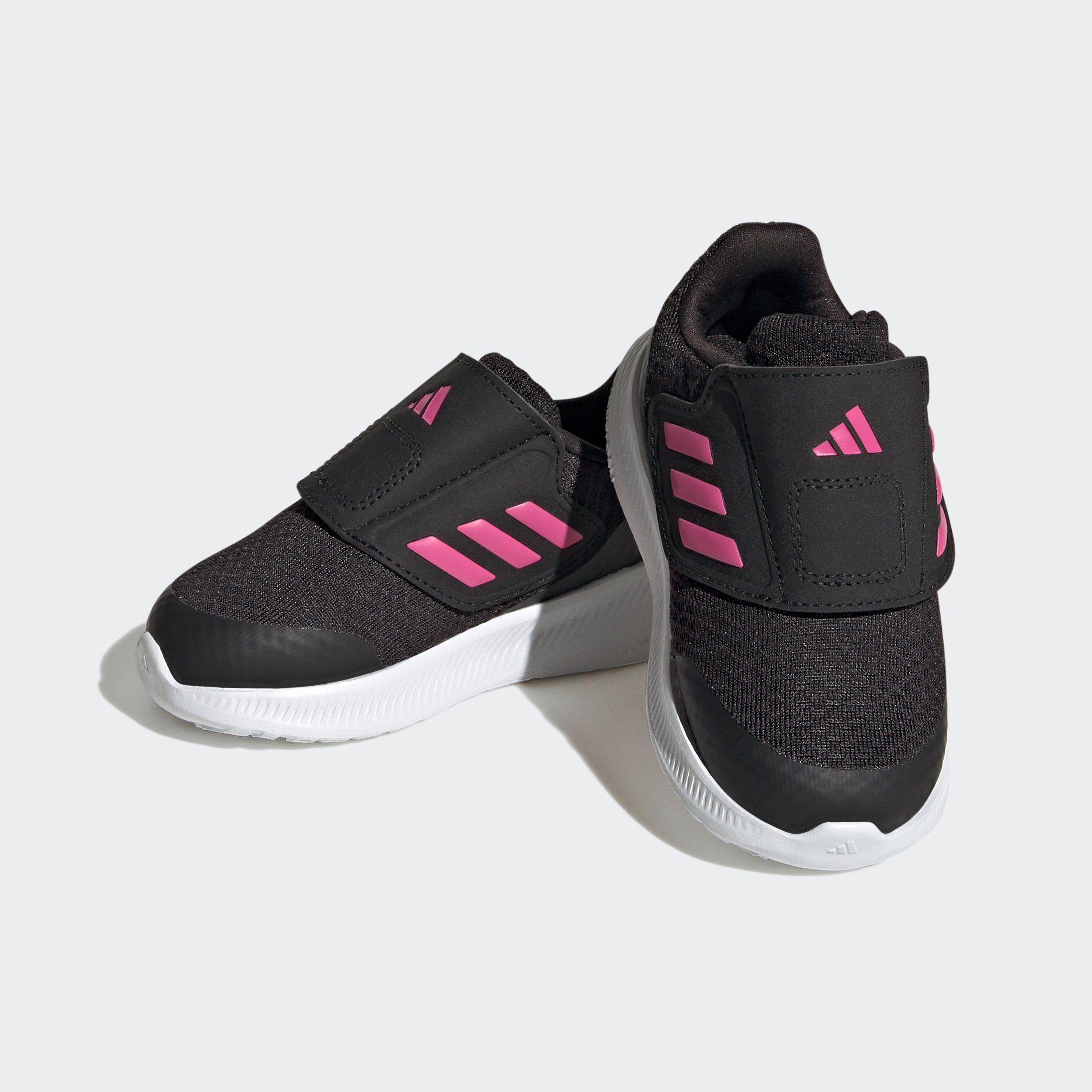 adidas Sportswear RUNFALCON 3.0 HOOK-AND-LOOP Sneaker mit Klettverschluss schwarz