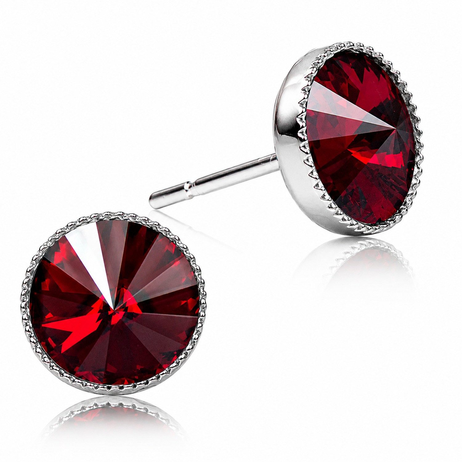 LUISIA® Paar Ohrstecker LUISIA® Solitär Ohrstecker "Joy" mit Kristallen von Swarovski®, Viele Farben verfügbar