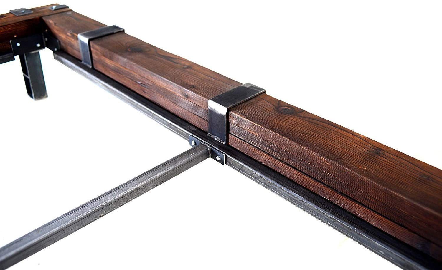 CHYRKA Massivholzbett Massivholzbett LL LEMBERG Balkenbett Doppelbett Loft Vintage Industrie